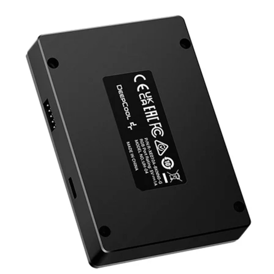 DeepCool UH-04 9-Pin USB 2.0 Hub, Magnet Screw Fixation, USB2.0-9PIN1,USB Type-C1,USB2.0-9PIN4