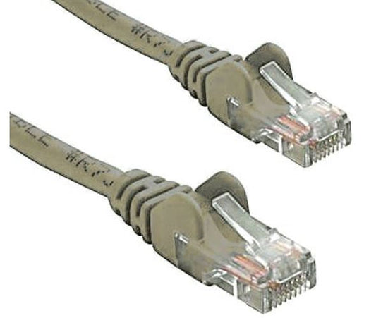 8ware CAT5e Cable 25cm 0.25m - Grey Color Premium RJ45 Ethernet Network LAN UTP Patch Cord 26AWG CU Jacket