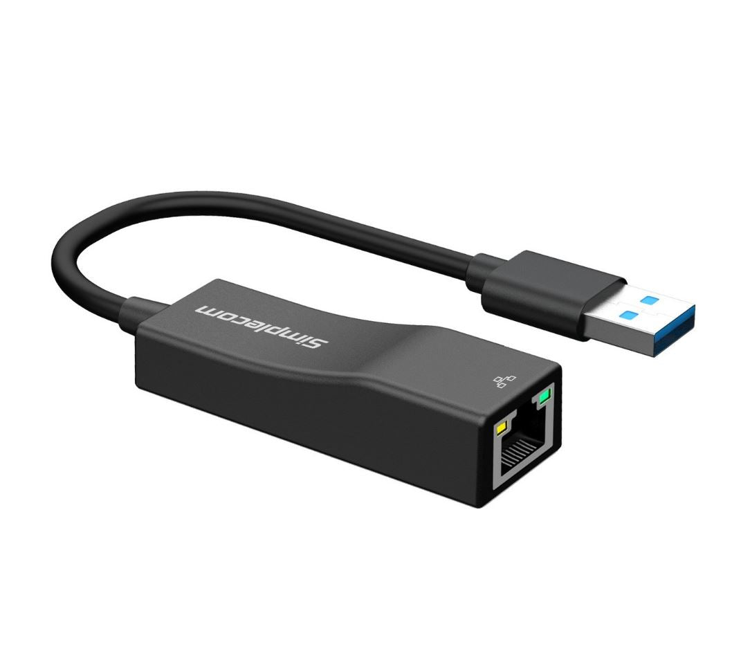 Simplecom NU302 SuperSpeed USB 3.0 to RJ45 Gigabit 1000Mbps Ethernet Network Adapter