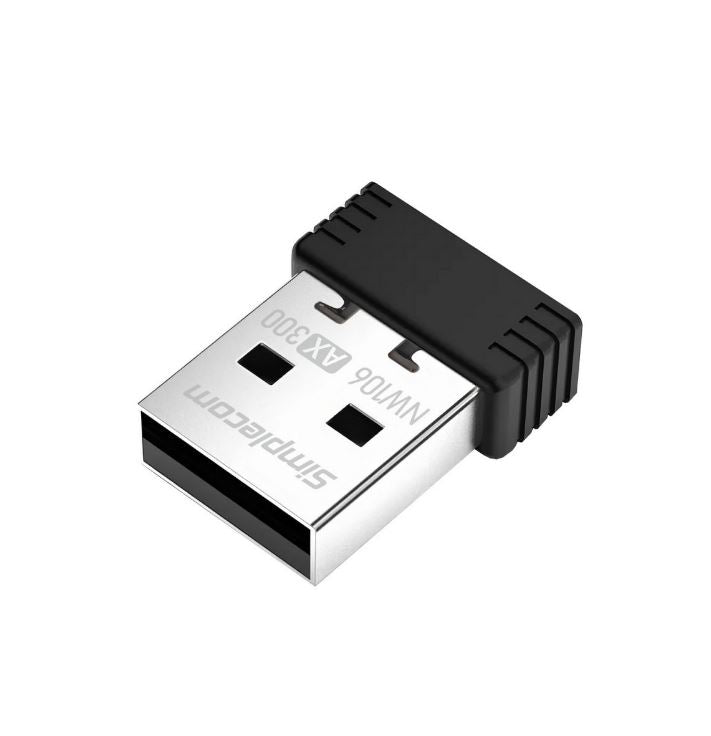 Simplecom NW106 AX300 2.4GHz Wi-Fi 6 USB Wireless Nano Adapter