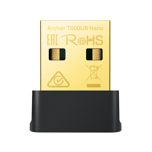 TP-Link Archer T600UB Nano AC600 Nano Wi-Fi Bluetooth USB Adapter, Up to 600Mbps speeds with 200Mbps 2.4GHz, 433Mbps 5GHz
