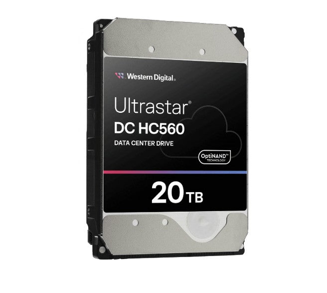 Western Digital WD Ultrastar DC HC560 20TB 3.5 ft SATA 7200 RPM Cache 512MB 5-year limited warranty WUH722020BLE6L4 0F38785 (Base SE)