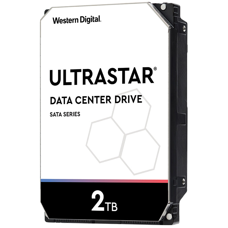 Western Digital WD Ultrastar 2TB 3.5 ft Enterprise HDD SATA 128MB 7200RPM 512N SE DC HA210 24x7 600MB Buffer 2mil hrs MTBF 5yrs wty HUS722T2TALA604