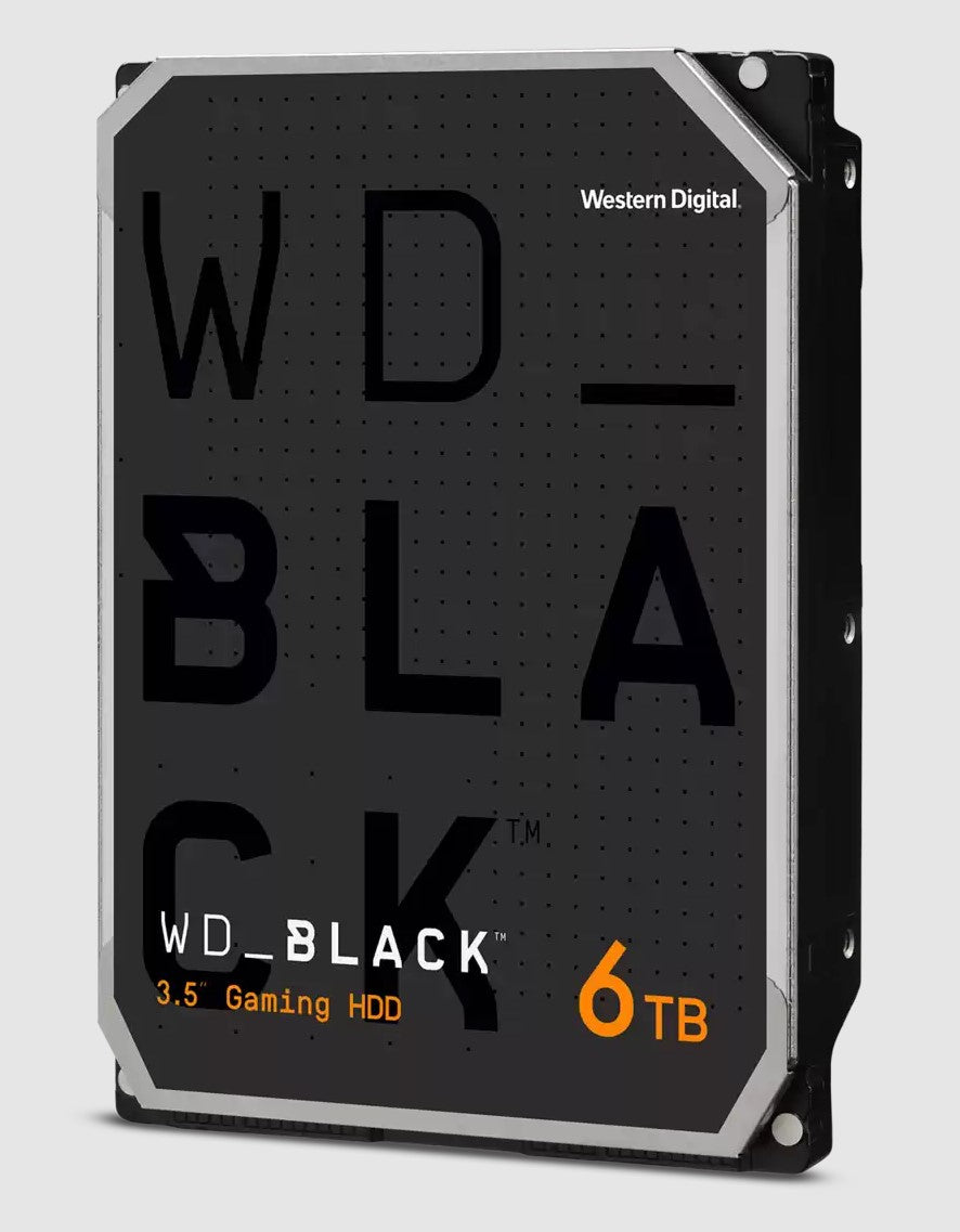 Western Digital WD Black 6TB 3.5 ft HDD SATA 6gb s 7200RPM 256MB Cache CMR Tech for Hi-Res Video Games 5yrs Wty ~WD6004FZBX