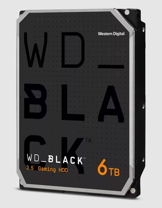 Western Digital WD Black 6TB 3.5 ft HDD SATA 6gb s 7200RPM 256MB Cache CMR Tech for Hi-Res Video Games 5yrs Wty ~WD6004FZBX