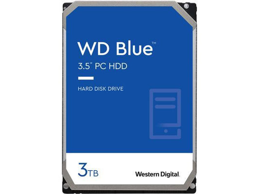 Western Digital WD Blue WD30EZAX 3TB 3.5-inch PC HDD, SATA 6 Gb s, ITR 180 MB s, 5400RPM, 256MB Cache, CMR Tech, 3.5-inchFORM FACTOR, 2yrs Wty (LS)