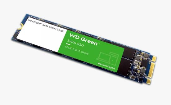 Western Digital WD Green SATA SSD M.2 2280 - 480GB 545MB s, up to 1M hours MTTF 3-Year Limited Warranty