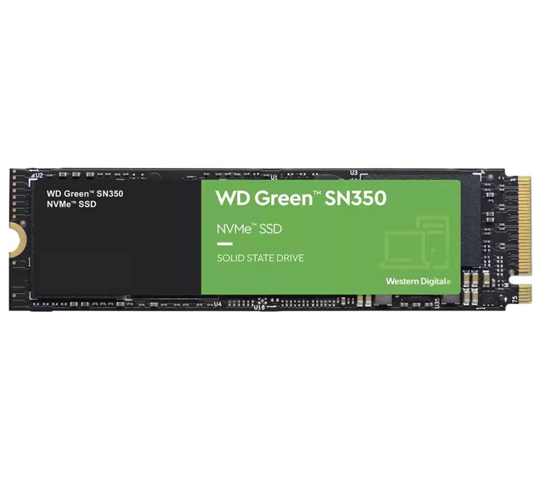 Western Digital WD Green SN350 1TB M.2 NVMe SSD 3200MB s 2500MB s R W 340K 380K IOPS1M hr MTTF 3yrs wty