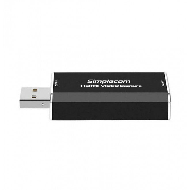 Simplecom DA315 HDMI to USB 2.0 Video Capture Card Full HD 1080p for Live Streaming Recording - Elgato, Atomos Connect