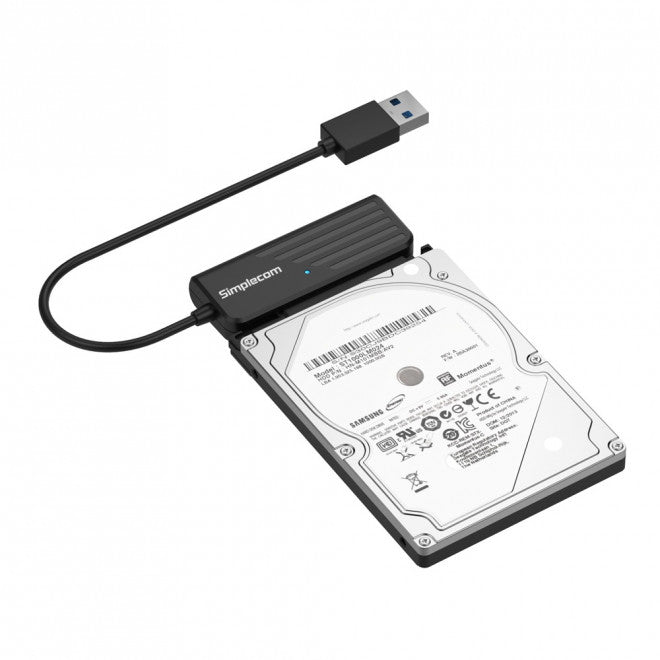 Simplecom SA205 Compact USB 3.0 to SATA Adapter Cable Converter for 2.5 ft SSD HDD