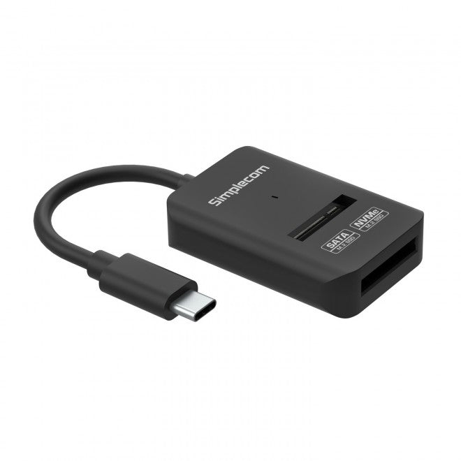 Simplecom SA506 NVMe SATA Dual Protocol M.2 SSD to USB-C Adapter Converter USB 3.2 Gen 2 10Gbps