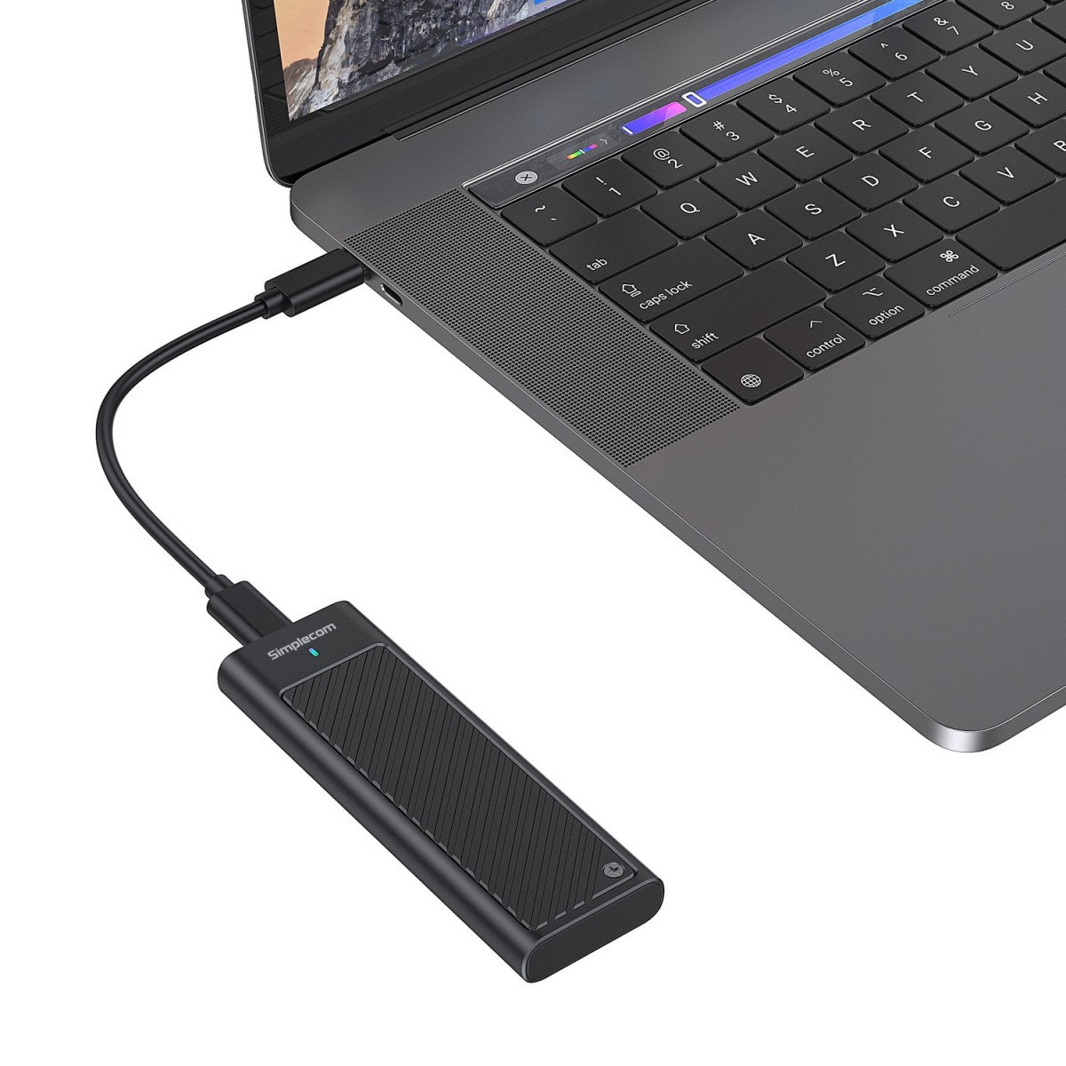 Simplecom SE538 M.2 SSD to USB 3.2 Gen 2x2 USB-C Enclosure 20Gbps NVMe SATA Dual Protocol
