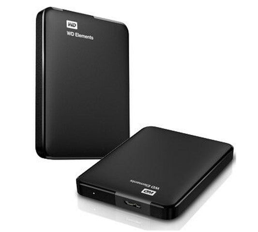 Western Digital WD Elements 5TB USB 3.0 2.5 ft Portable External Hard Drive - Slim Light Durable Shock Proof Black Plug Play NTFS for Windows 10 8.1 7