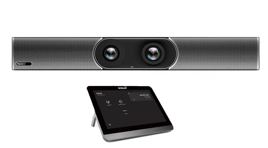 Yealink MeetingBar A30 Microsoft Teams and Zoom Rooms on Android, Medium Room, 10-15 people, CTP18 Touch Panel, Two 4K Cameras, Auto Framing