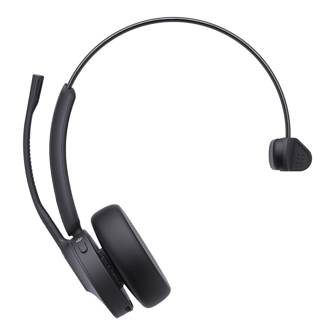 Yealink BH70 Bluetooth Wireless Mono Headset with Stand Teams USB-C A, 3mic noise cancellation up to 35h Talk time BT51 C Dongle with Type A Adapter