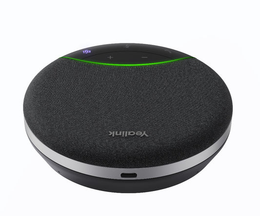 Yealink SP92 with Dongle USB-C A, AI Noise Cancellation, 4m All-round Voice Pick Up 50 mm Speaker for Brilliant Audio Quality Full Duplex AudioEcho