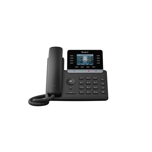 Yealink SIP-T73U IP Phone, 2.8 ft Color Display, 12 SIP Accounts, HD Voice, USB PoE, Bluetooth Wi-Fi via Adapter, Wall Mountable