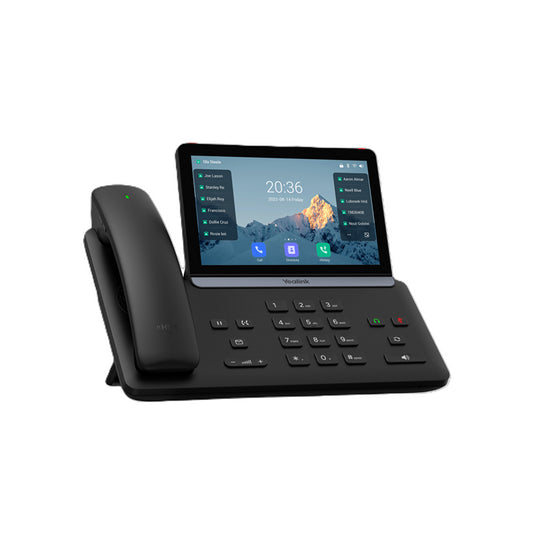 Yealink SIP-T88W Pro IP Phone, 7 ft Touchscreen, Android 13, HD Voice, Bluetooth Handset, Wi-Fi 6, Dual USB, PoE, Wall Mountable