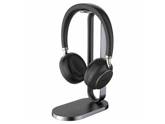 Yealink TEAMS-BH76-CH-BL-C Teams Certified Bluetooth Wireless Stereo Headset, Black, ANC, USB-C, Includes Charging Stand, Rectractable EOS