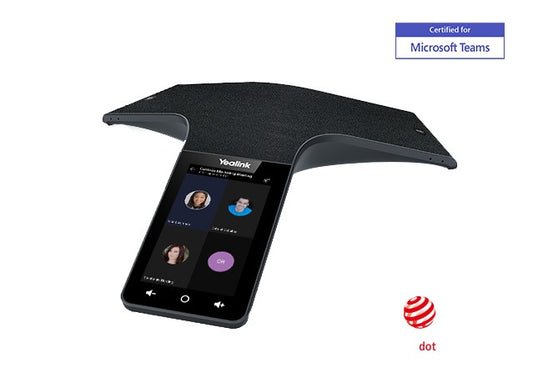 Yealink CP965 Flagship HD IP Teams Conference Phone, Android, 5 ft ft Touch Screen, HD Audio, Noise Proof Technology, 6-Meter Microphone Pickup Range