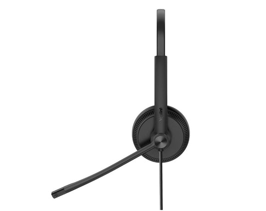 Yealink UH34 SE Dual USB Wired Headset Teams Certified Wideband Noise Cancelling Headset, USB and 3.5mm Jack ControllerTeams Button, Ultra-Lightweigh