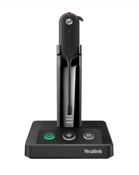 Yealink WH63 Teams Convertible DECT Wireless Headset, Busylight On Headset,2x microphones, HD Voice,Noise Killer, UC platform, EOL