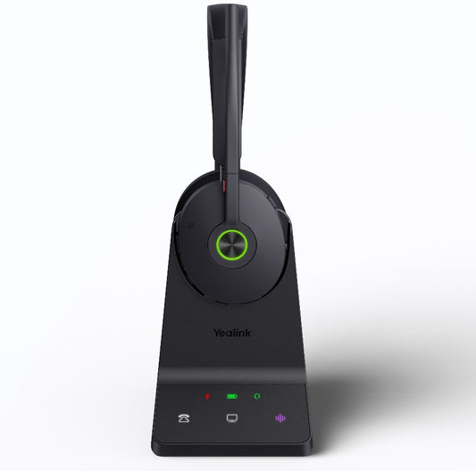 Yealink WH68 Dual UC DECT Bluetooth Hybrid Wireless Technology, 4-Mic Hybrid ANC, 4-Mic Noise Cancellation, All-Day-Wearing Comfort