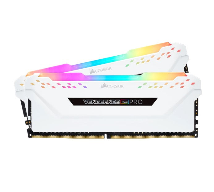 (LS)Corsair Vengeance RGB PRO 16GB (2x8GB) DDR4 3200MHz C16 Desktop Gaming Memory White