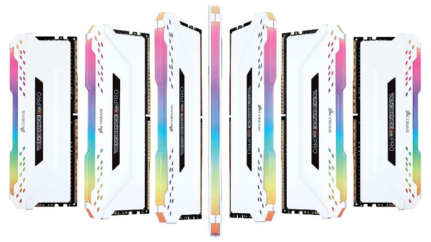 (LS)Corsair Vengeance RGB PRO SL 16GB (2x8GB) DDR4 3200Mhz C16 White Heatspreader Desktop Gaming Memory