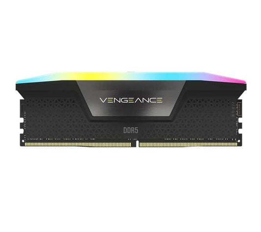 (LS) Corsair Vengeance RGB 64GB (2x32GB) DDR5 UDIMM 6000MHz C40 1.35V Desktop Gaming Memory Black