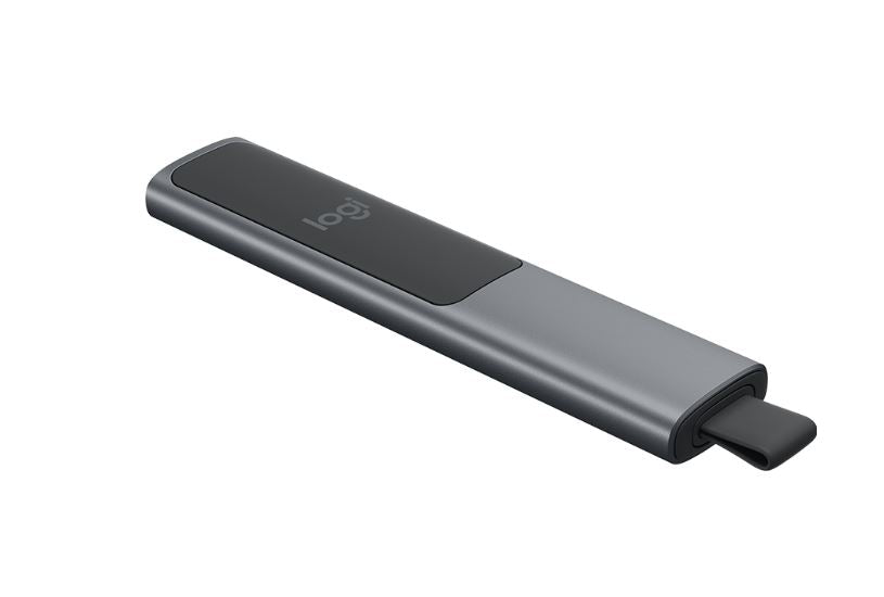 (LS)Logitech Spotlight Presentation Remote Slate 2.4GHz dual Connectivity Bluetooth or USB 30m Range LED 3D accelerometer Gyrpscope 1 year wty