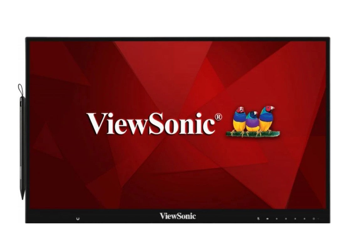 ViewSonic 24 ft ID2465 Touch Monitor with MPP 2.0 Active Pen, 10 Point Touch, Teach Learning Award, Education, Retail, Commercial