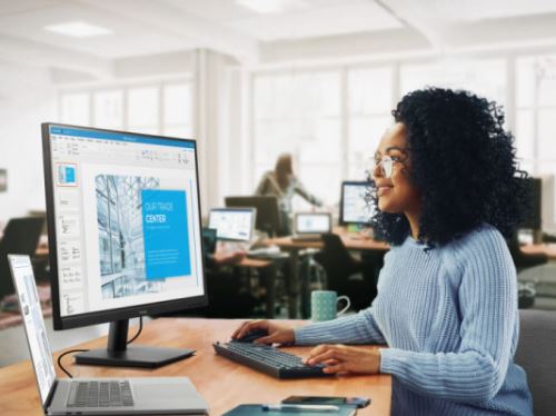 ViewSonic 32 ft VA3209U-4K 4K Business, Seamless Viewing, USB-C, DP, HDMI x 2, Speakers, Eco Mode VESA 100x100 Business and Office Monitor (LS)