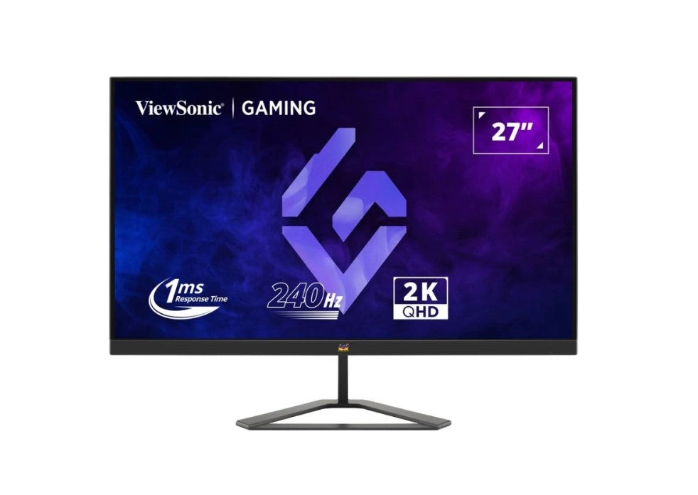 ViewSonic 27 ft 2K 240hz 1ms Lightning Fas, IPS, Dual Speakers, SuperClear IPS. 2x HDMI 2.0, 1x DP 1.4. VESA 100x 100t, Tilt Gaming Monitor