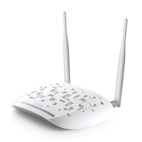 TP-Link TD-W9970 N300 Wireless VDSL ADSL Modem Router 300Mpbs 2.4GHz 4x100Mbps LAN 1xRJ11 2xAntenna