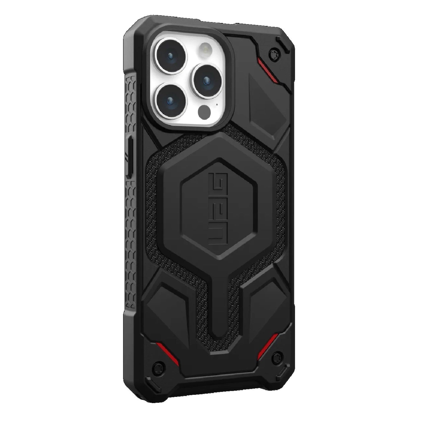 UAG Monarch Pro MagSafe Apple iPhone 15 Pro Max (6.7 ft) Rugged Case - Kevlar Black (114222113940), 25ft. Drop Protection (7.6M), 10 Years Warranty