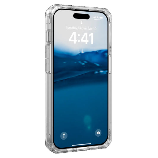 UAG Plyo Apple iPhone 15 Pro (6.1 ft) Rugged Case - Ice (114285114343), 16ft. Drop Protection (4.8M), Raised Screen Surround, 10 Years Warranty