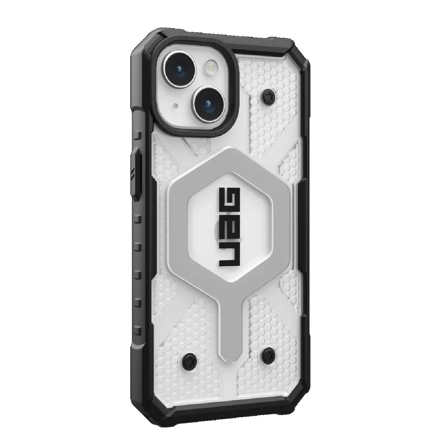 UAG Pathfinder MagSafe Apple iPhone 15 (6.1 ft) Rugged Case - Ice (114291114343), 18ft. Drop Protection (5.4M), Tactical Grip, 10 Years Warranty