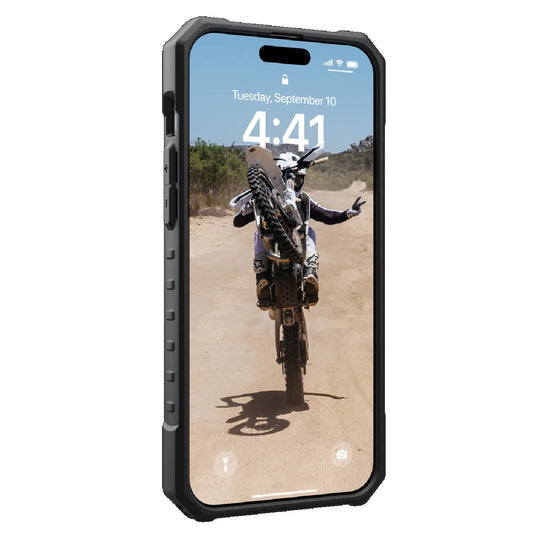 UAG Pathfinder MagSafe Apple iPhone 15 Pro Max (6.7 ft) Rugged Case - Olive Drab(114301117272),18ft. Drop Protection(5.4M), 10 Years Warranty