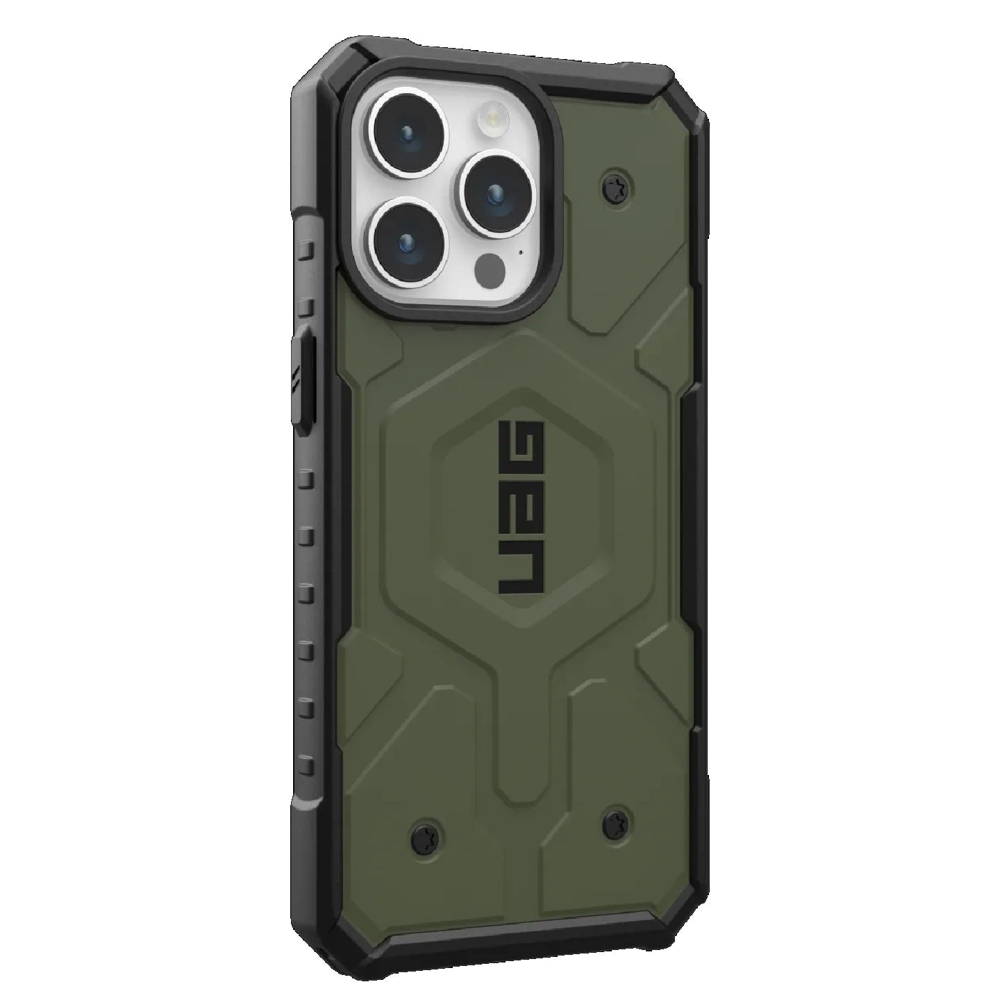 UAG Pathfinder MagSafe Apple iPhone 15 Pro Max (6.7 ft) Rugged Case - Olive Drab(114301117272),18ft. Drop Protection(5.4M), 10 Years Warranty