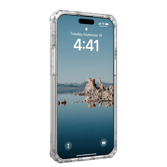 UAG Plyo MagSafe Apple iPhone 15 Pro Max (6.7 ft) Rugged Case - Ice Silver(114305114333),16ft. Drop Protection (4.8M), 10 Years Warranty