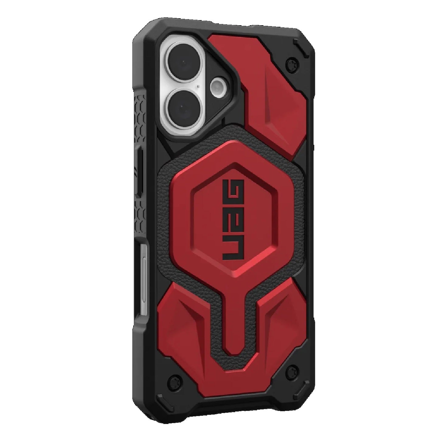 UAG Monarch Pro MagSafe Apple iPhone 16 (6.1 ft) Rugged Case - Crimson (114458119494), 25ft. Drop Protection(7.6M) Impact Resistant ,10 Years Warranty