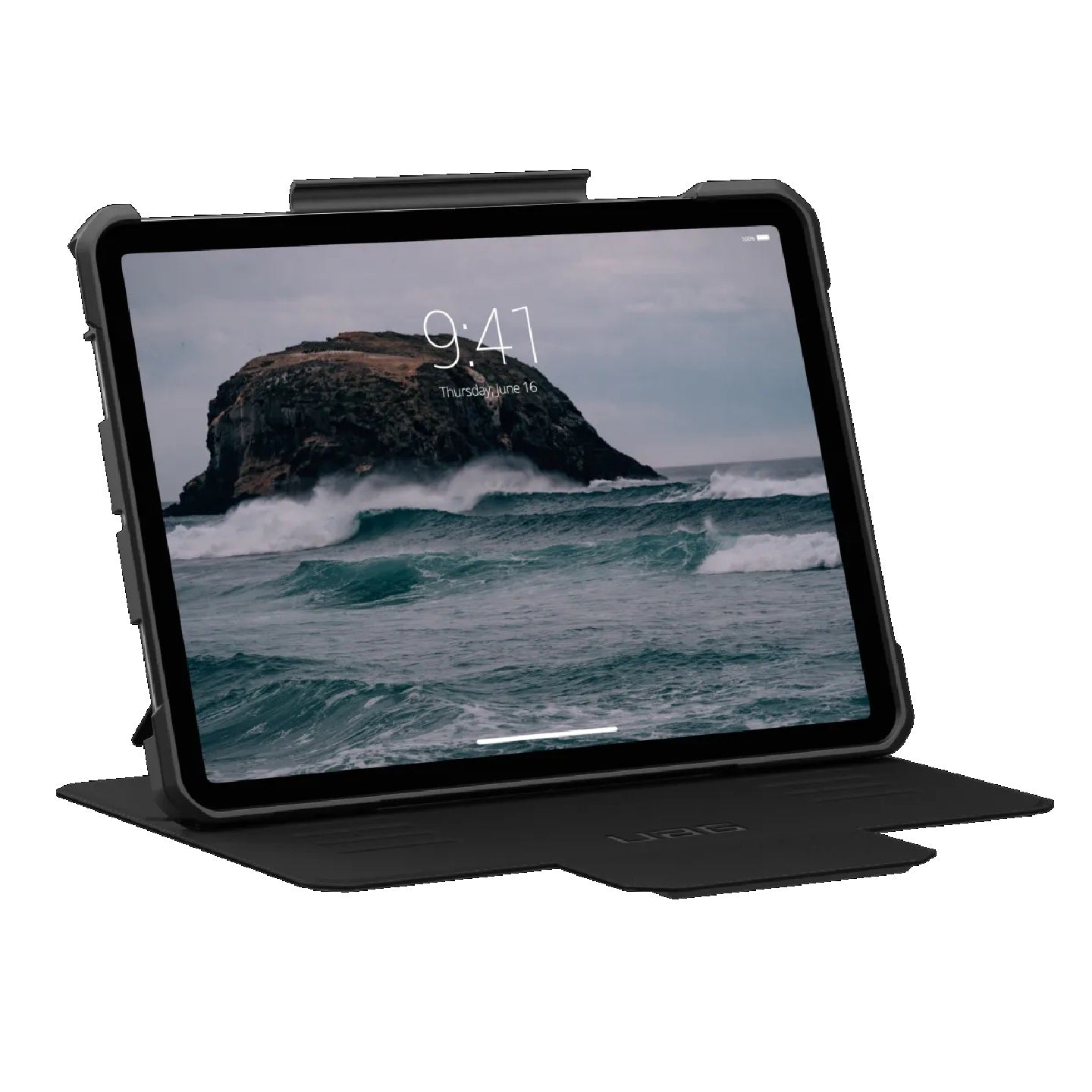 UAG Metropolis SE Apple iPad Air (11 ft) (M3 M2) (7th 6th Gen) Folio Rugged Case - Black (124473114040), DROP Military Standard, 10 Years Warranty