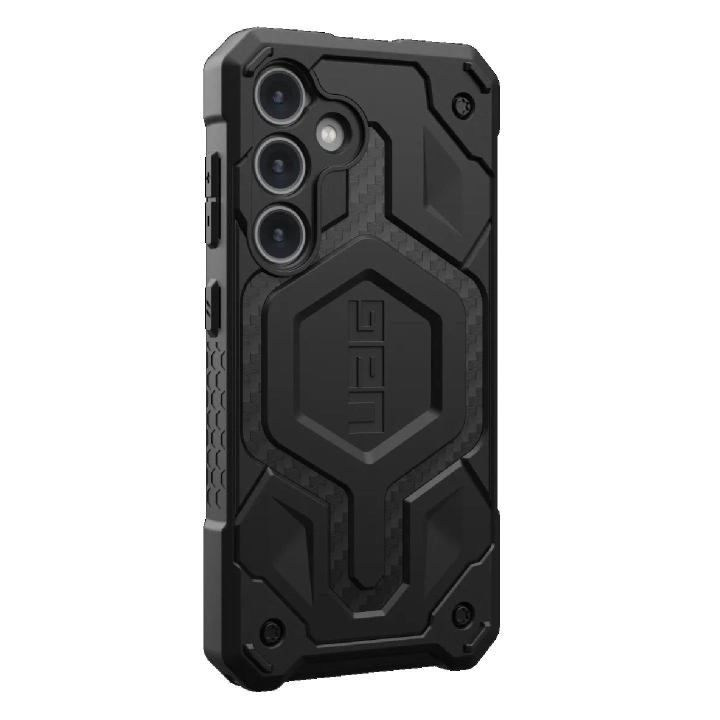 UAG Monarch Pro Magnetic Samsung Galaxy S24 5G (6.2 ft) Rugged Case - Carbon Fiber (214412114242), 25ft. Drop Protection (7.6M), 10 Years Warranty