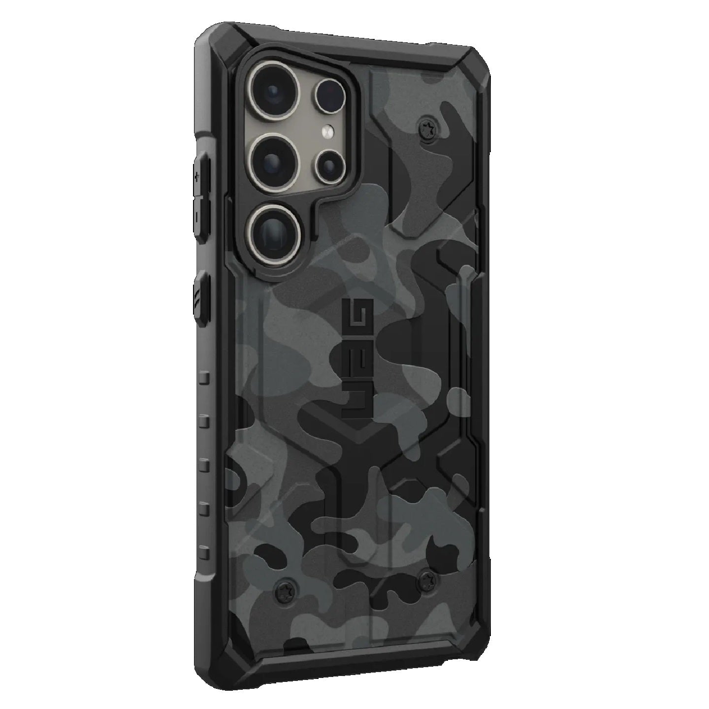 UAG Pathfinder SE Pro Magnetic Samsung Galaxy S24 Ultra 5G (6.8 ft) Rugged Case - Black Midnight Camo (214426114061), 10 Years Warranty