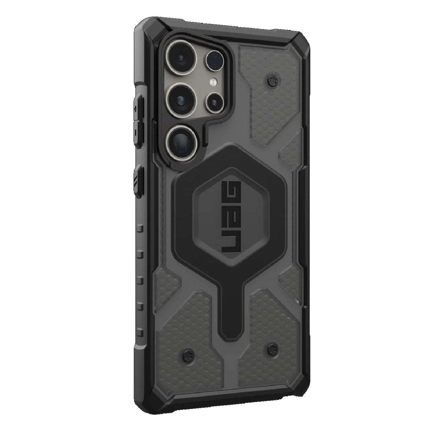 UAG Pathfinder Clear Pro Magnetic Samsung Galaxy S24 Ultra 5G (6.8 ft) Rugged Case - Ash (214427113131), 18ft. Drop Protection (5.4M), 10 Years Warranty