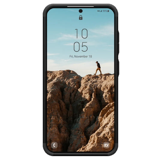 UAG Civilian Samsung Galaxy S24 5G (6.2 ft) Rugged Case - Black (214437114040), 20ft. Drop Protection (6M), Raised Screen Surround,10 Years Warranty