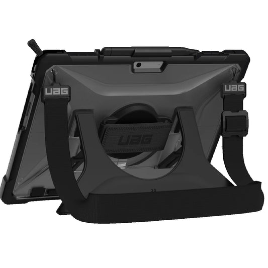 UAG Plasma Microsoft Surface Pro 11 Pro 10 Pro 9 Hand Shoulder Strap Rugged Case -Ice (324012114343), DROP Military Standard, 10 Years Warranty