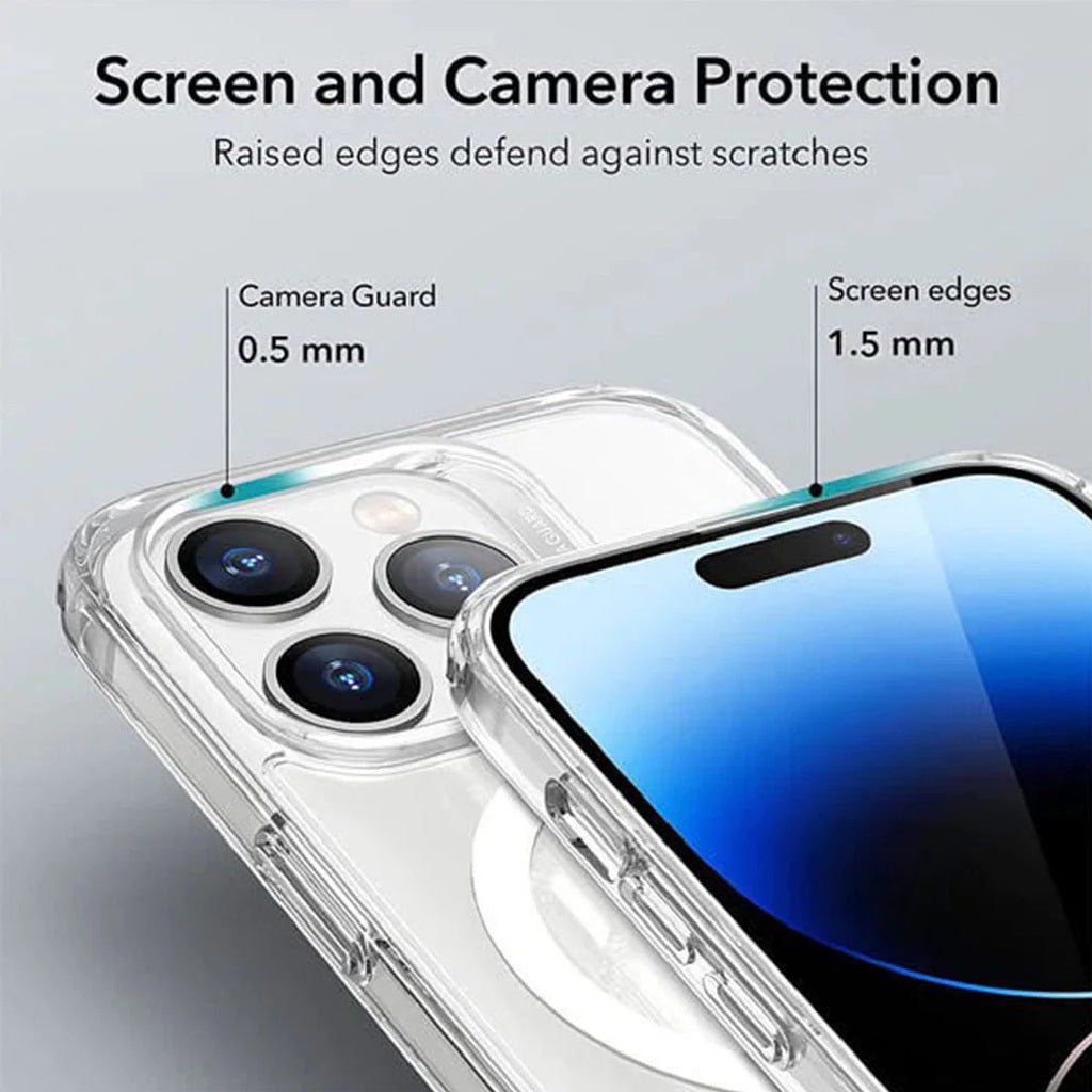 USP Apple iPhone 16 Plus (6.7 ft) Clear Rock Shockproof Case with MagSafe - Ultra-Thin, Lightweight, Non-Slip, Multi-Layer, Strong And Durable Materials