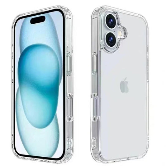 USP Apple iPhone 16 Plus (6.7 ft) Clear Rock Shockproof Case - Ultra-Thin, Lightweight, Non-Slip, Multi-Layer, Strong And Durable Materials